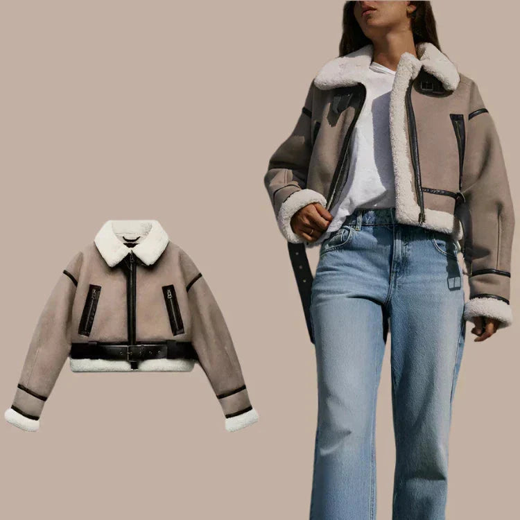 Rive™ | Veste en cuir polyvalente kaki