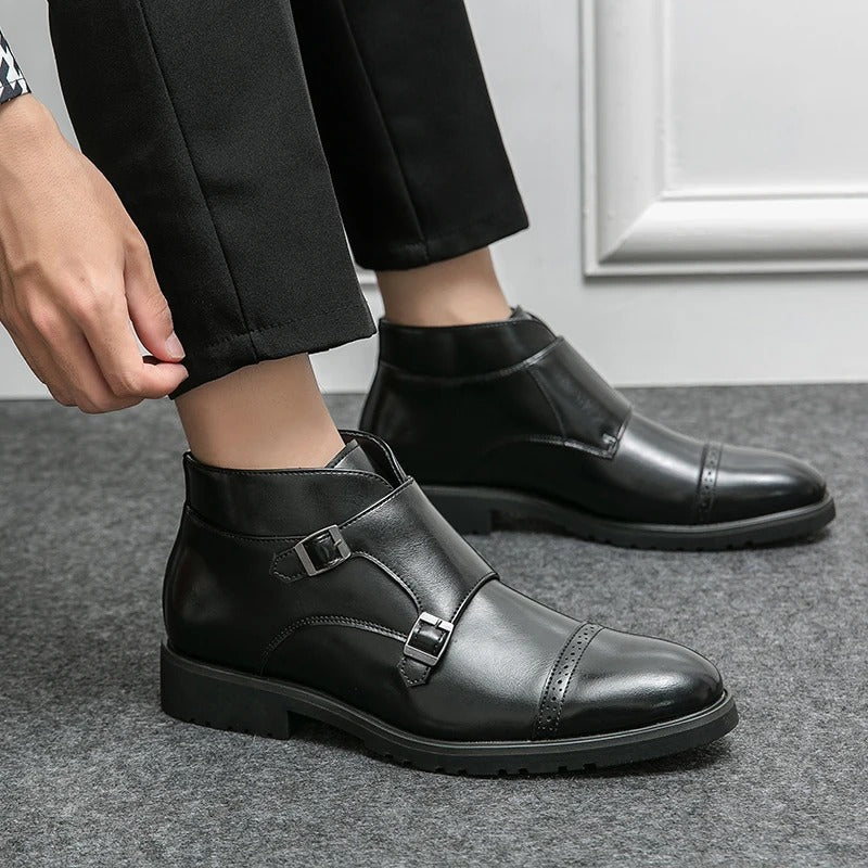 Rive™ | Bottes à double boucle en simili cuir