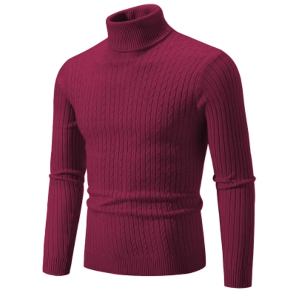 Rive™ | Élégant pull à col roulé en maille