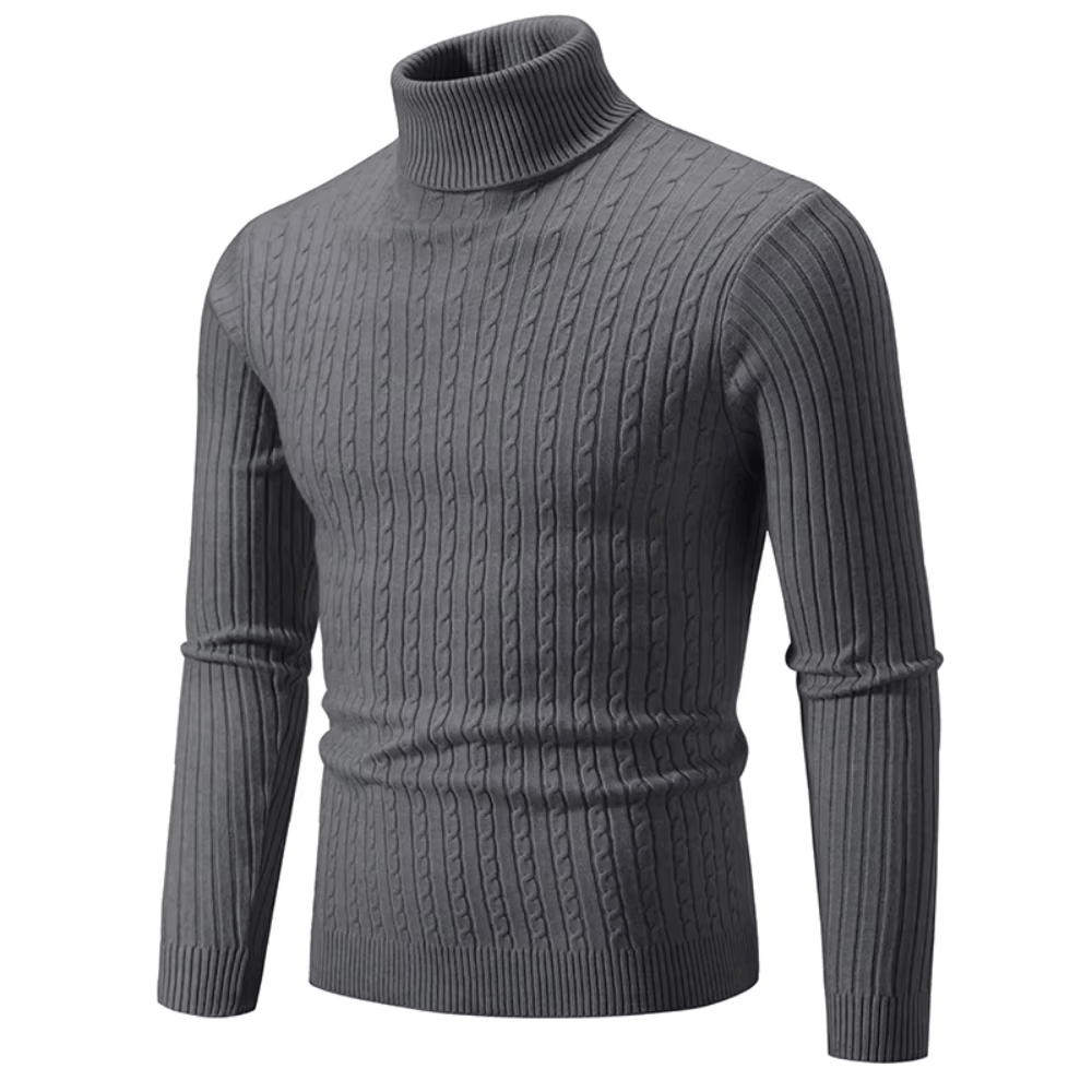 Rive™ | Élégant pull à col roulé en maille