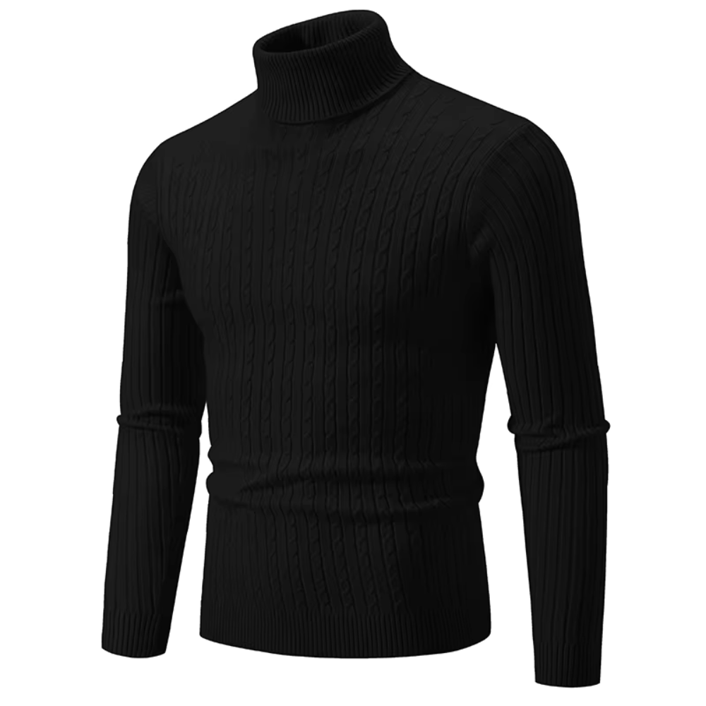 Rive™ | Élégant pull à col roulé en maille