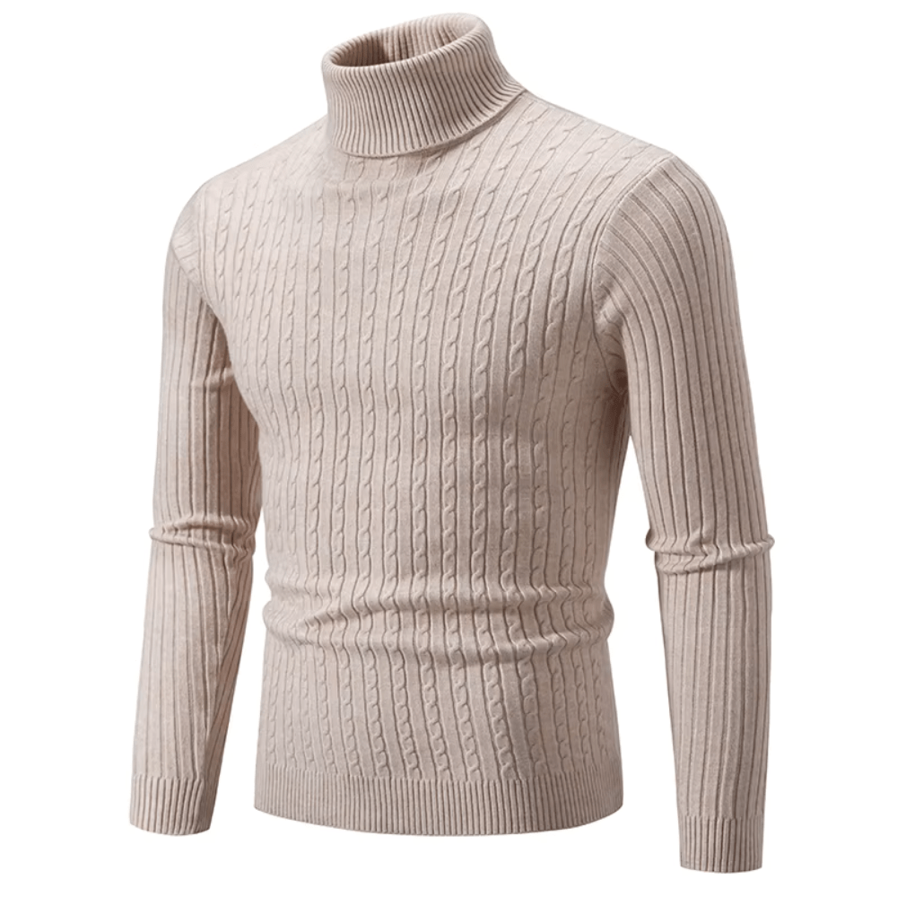 Rive™ | Élégant pull à col roulé en maille