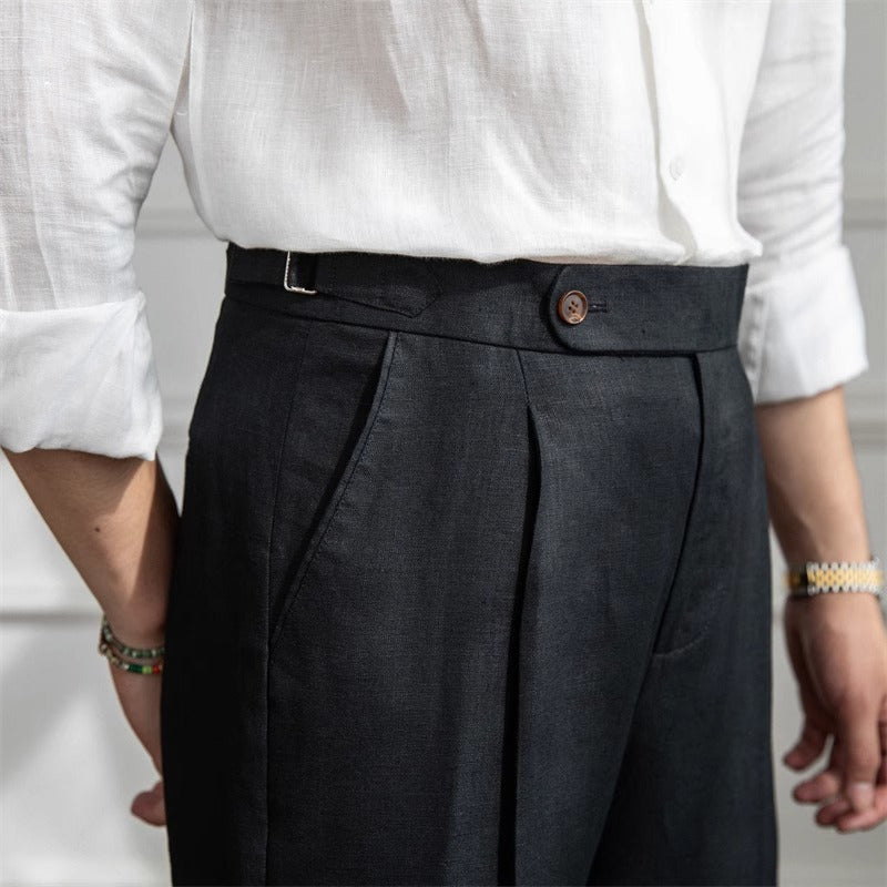 Rive™ | Pantalon en lin avec pinces