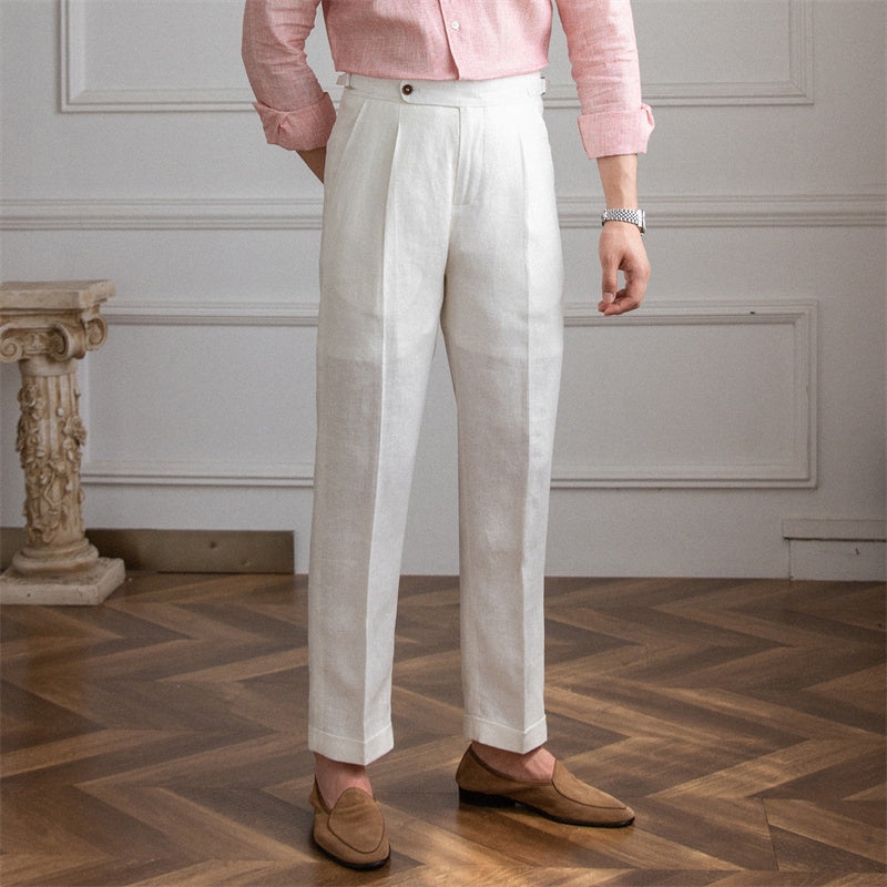 Rive™ | Pantalon en lin avec pinces