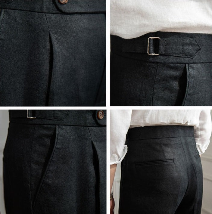 Rive™ | Pantalon en lin avec pinces