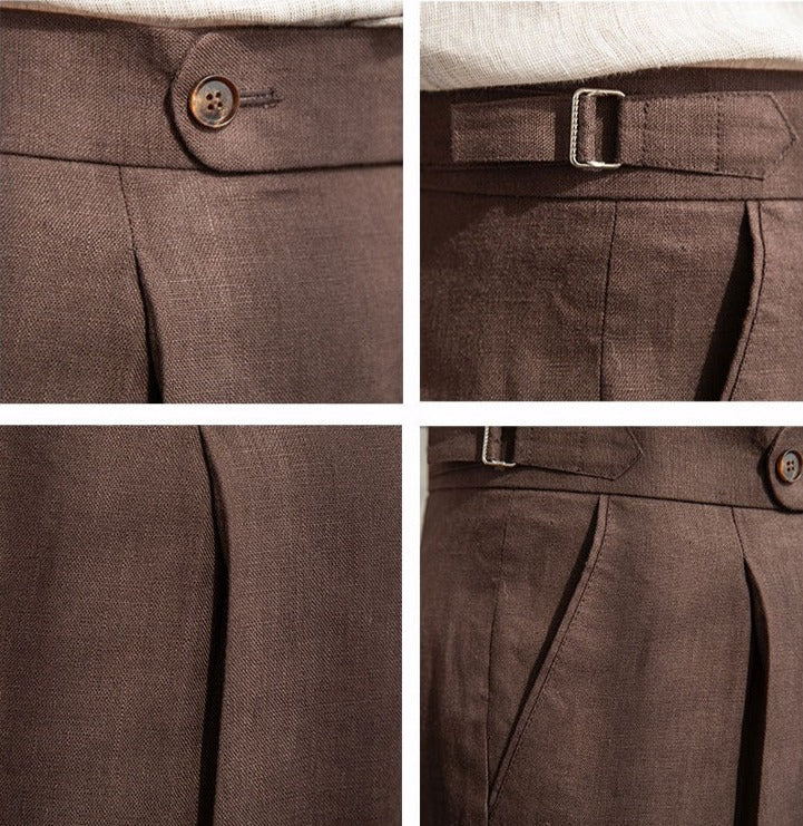 Rive™ | Pantalon en lin avec pinces