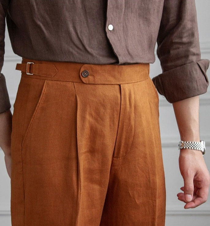 Rive™ | Pantalon en lin avec pinces