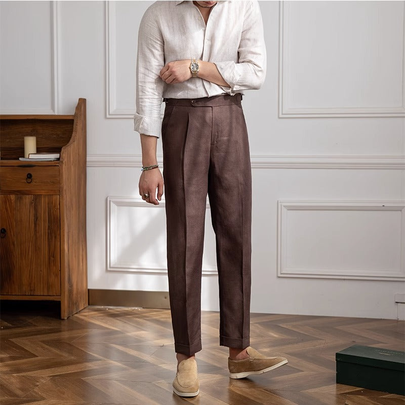 Rive™ | Pantalon en lin avec pinces