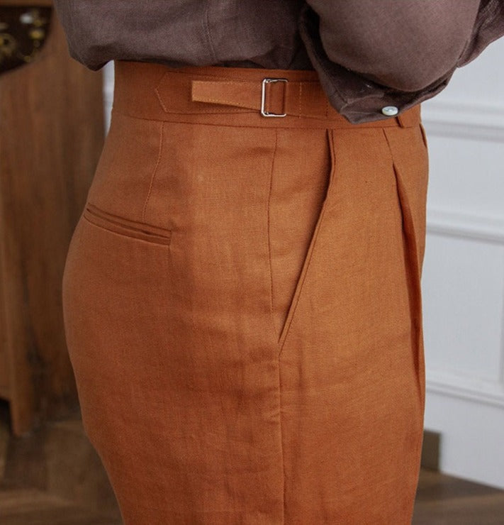 Rive™ | Pantalon en lin avec pinces