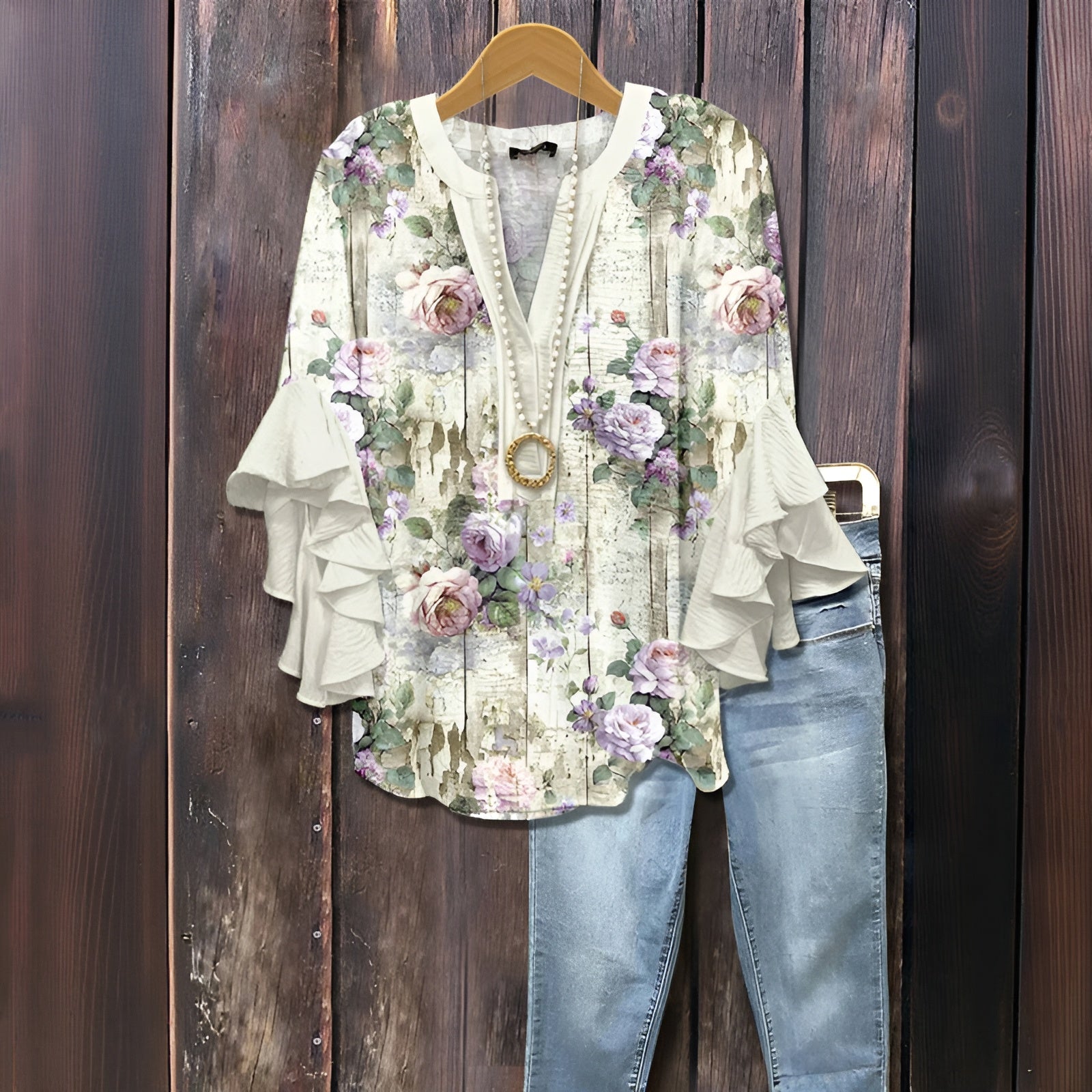 Rive™ | Blouse bohème à fleurs