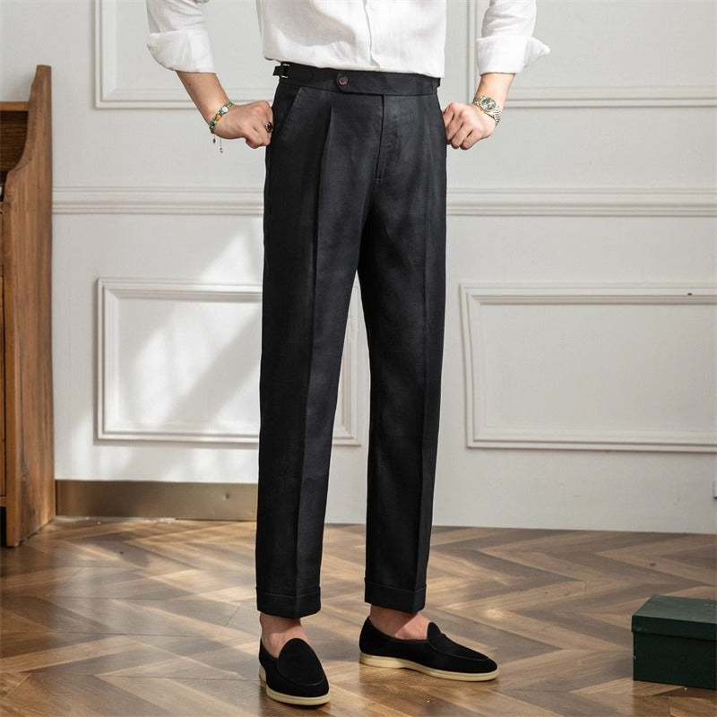 Rive™ | Pantalon en lin avec pinces
