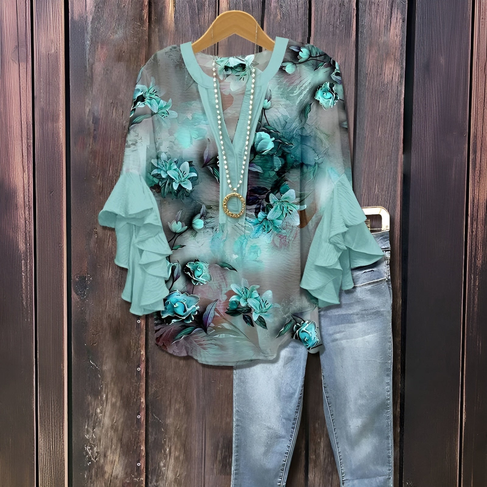 Rive™ | Blouse bohème à fleurs