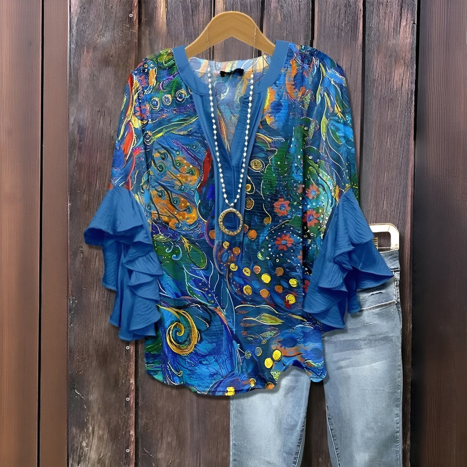 Rive™ | Blouse bohème à fleurs