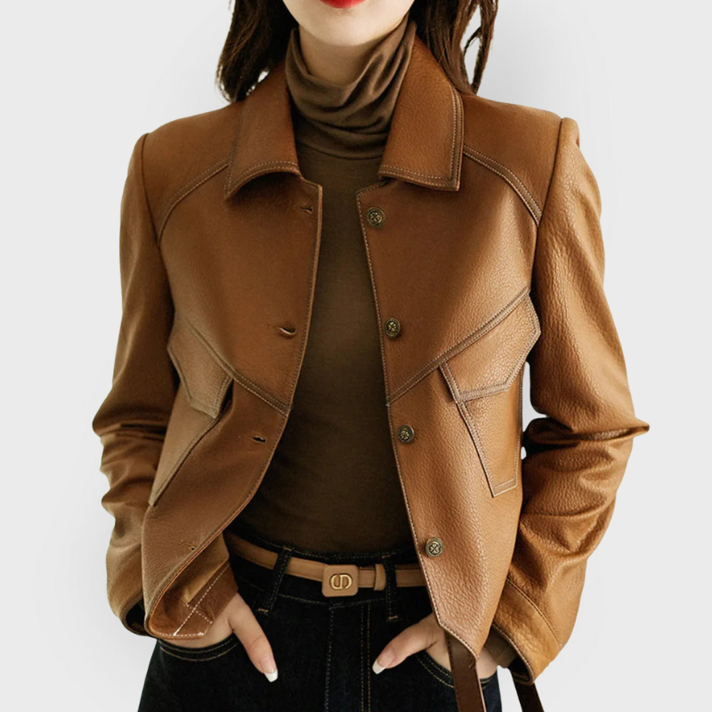 Rive™ | Veste en cuir pour le printemps