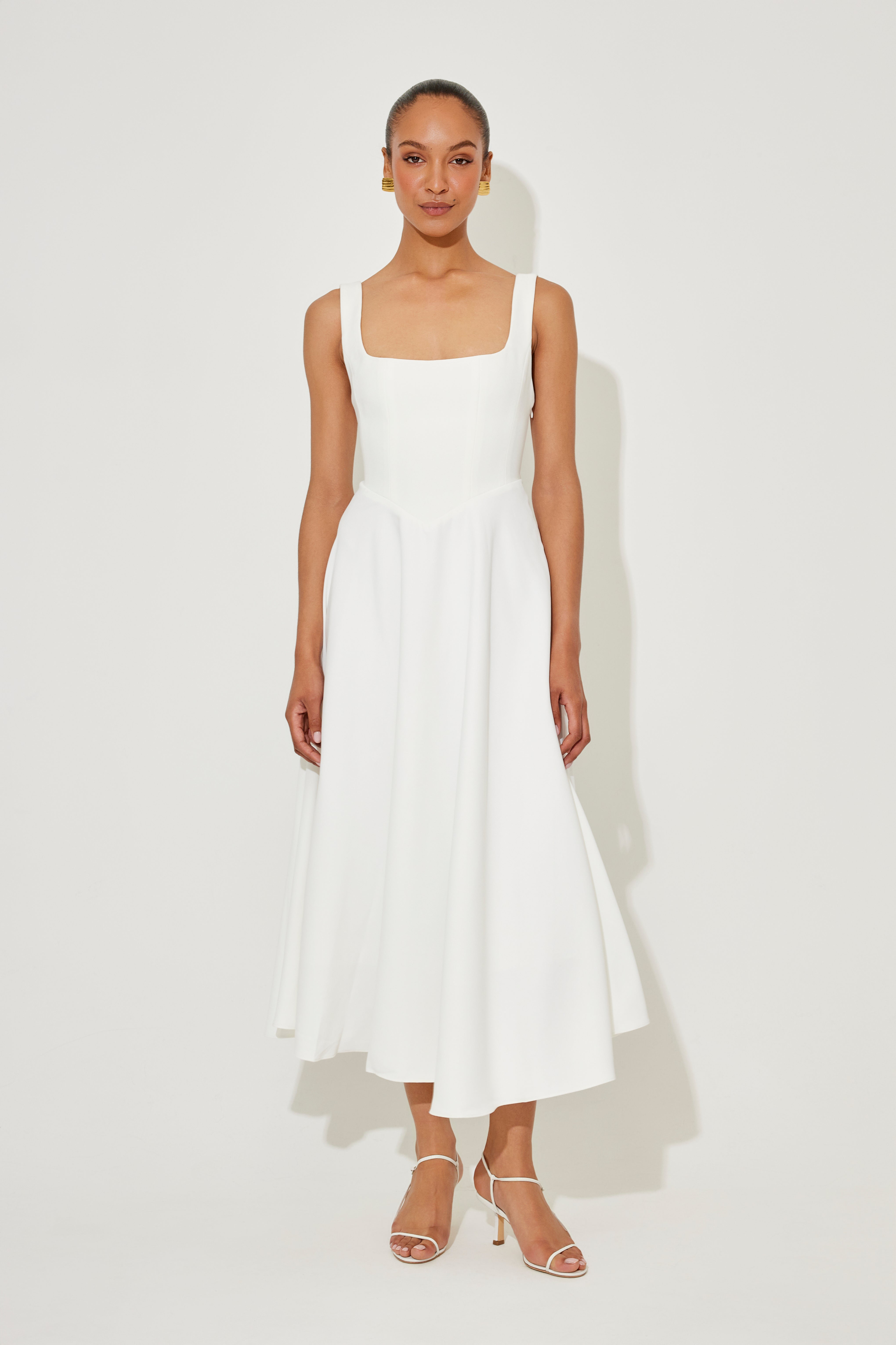 Rive™ | Robe midi fluide intemporelle