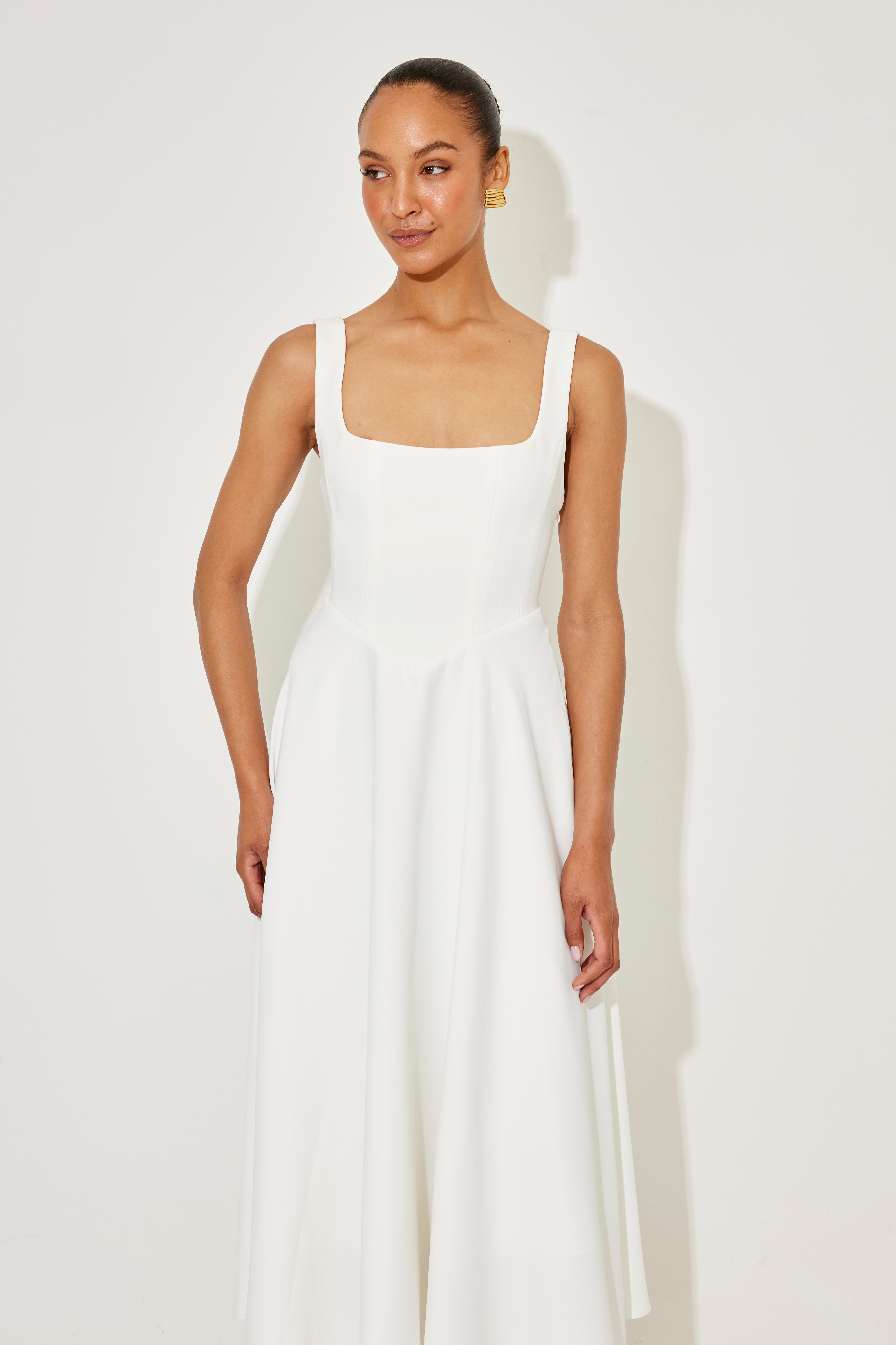 Rive™ | Robe midi fluide intemporelle
