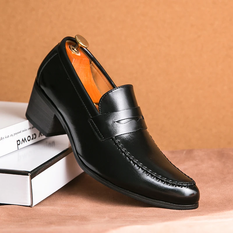 Rive™ | Mocassins en cuir à talons larges