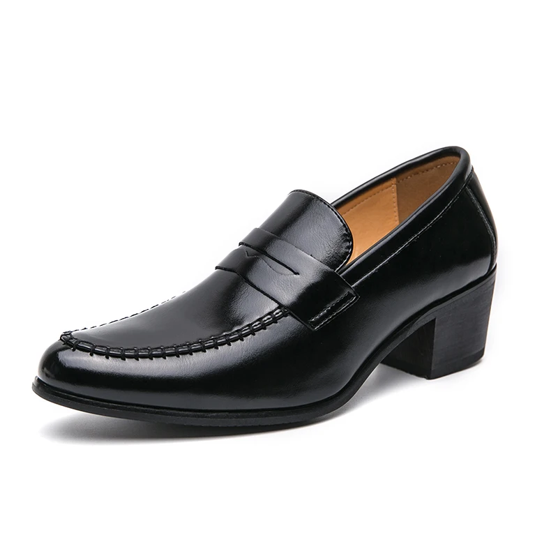 Rive™ | Mocassins en cuir à talons larges