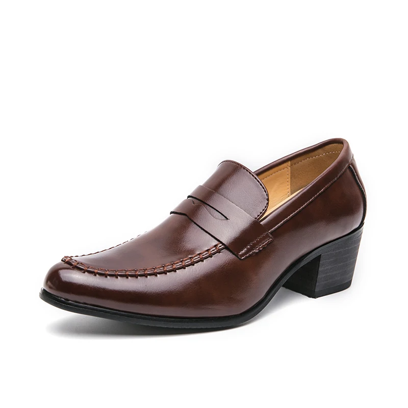 Rive™ | Mocassins en cuir à talons larges