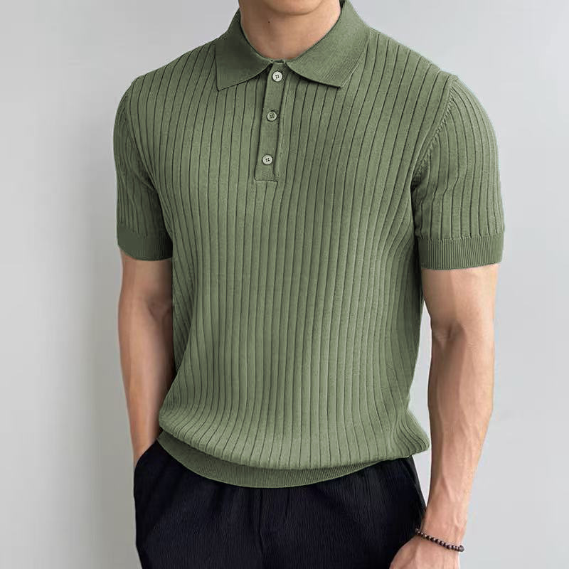 Rive™ | Polo en maille à rayures verticales