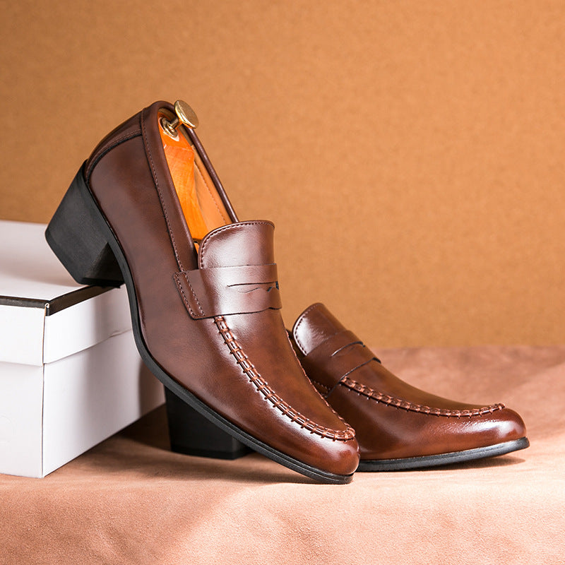 Rive™ | Mocassins en cuir à talons larges