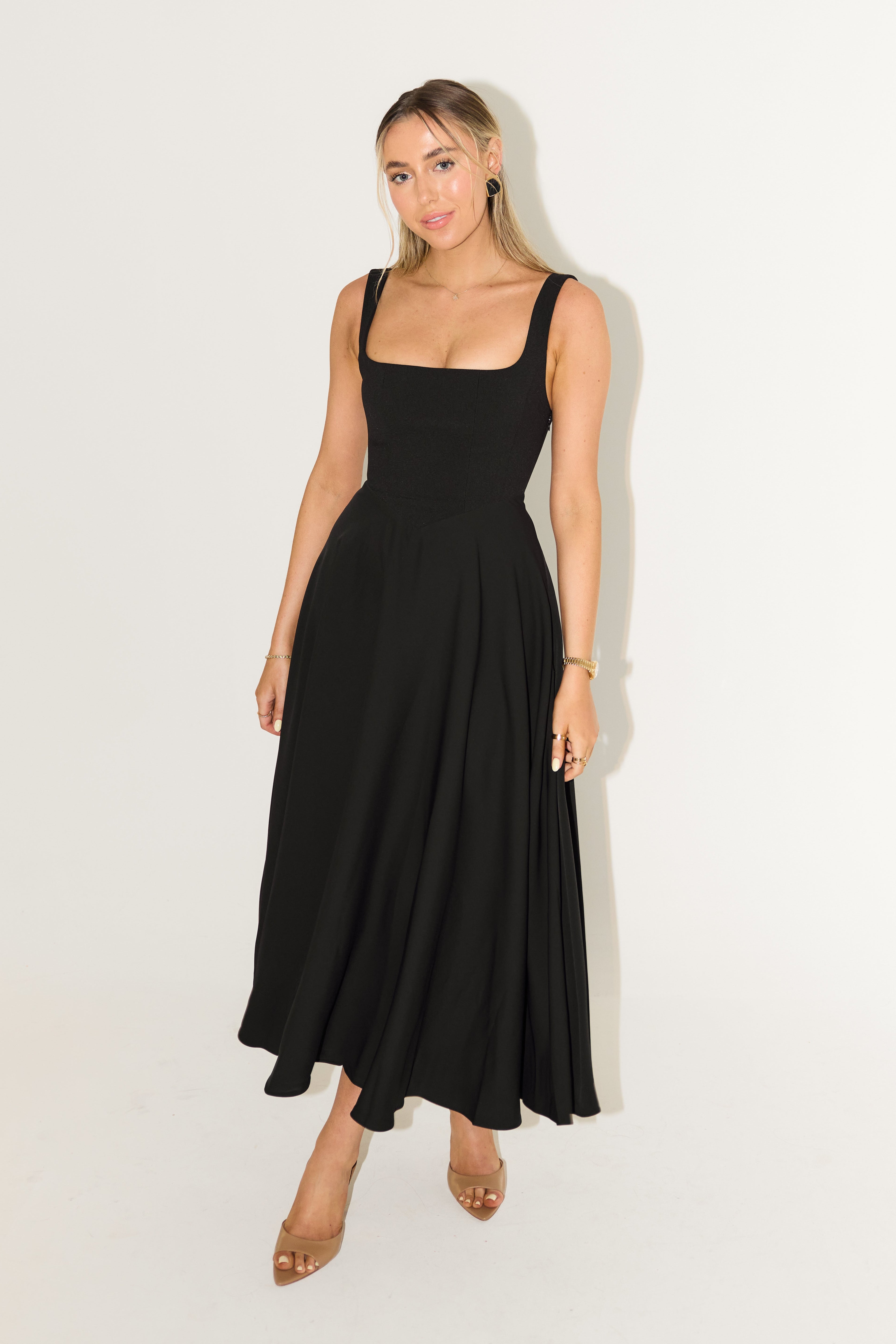Rive™ | Robe midi fluide intemporelle