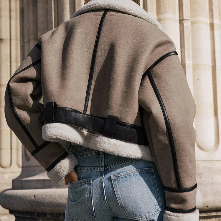 Rive™ | Veste en cuir polyvalente kaki