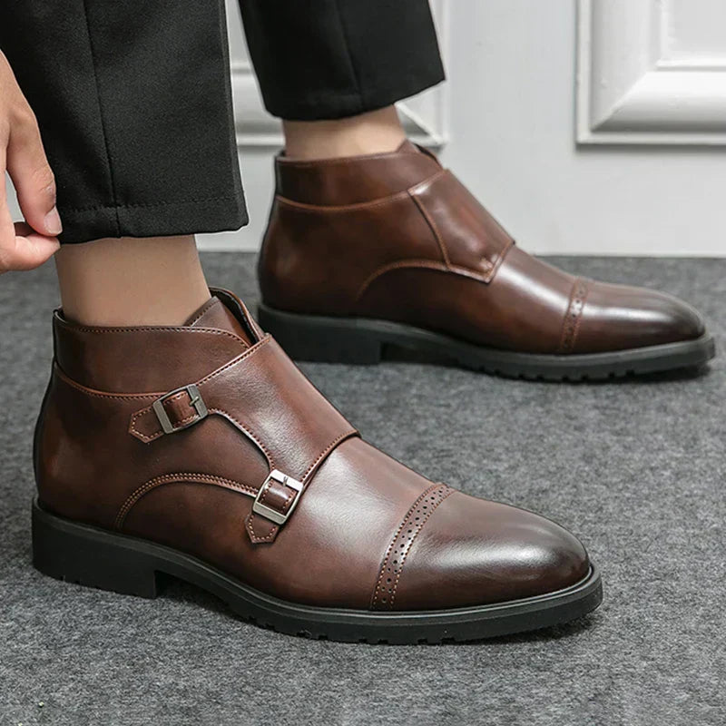 Rive™ | Bottes à double boucle en simili cuir