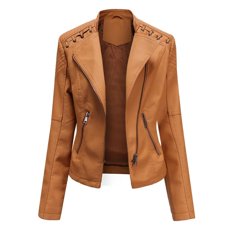 Rive™ | Veste classique en cuir souple