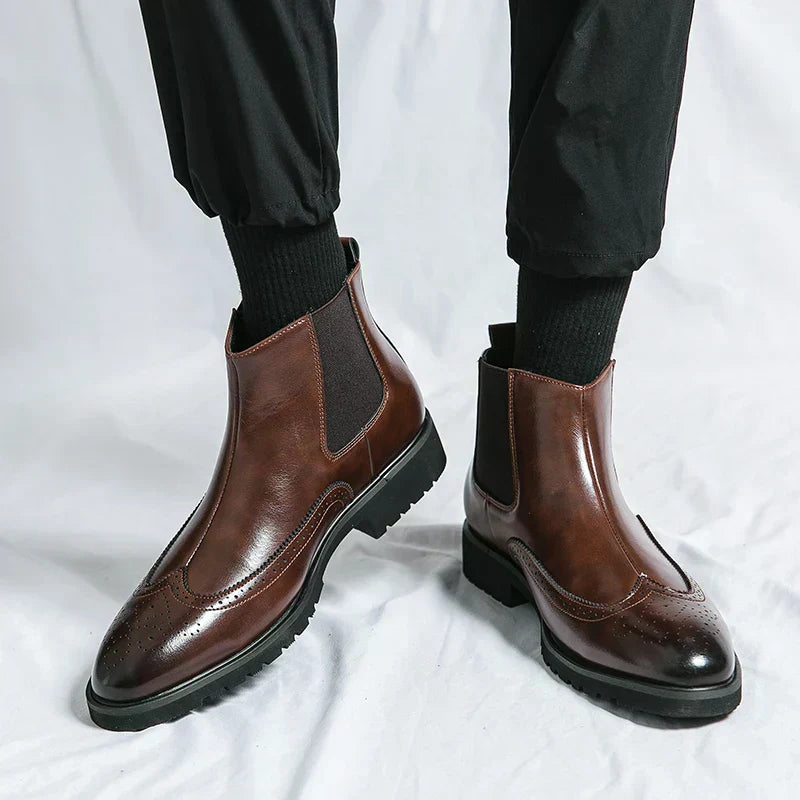 Rive™ | Bottes Chelsea en cuir synthétique