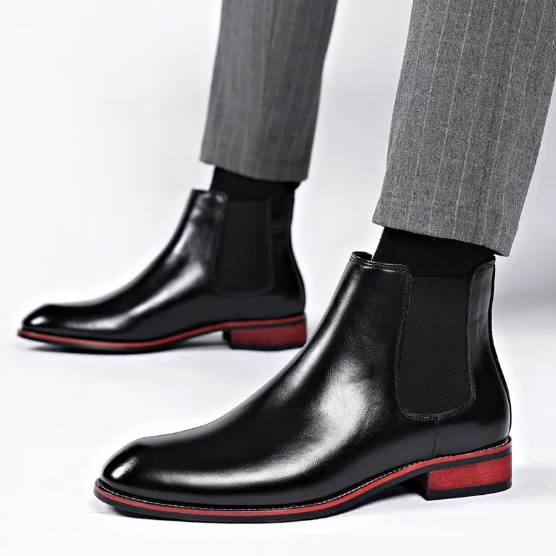 Rive™ | Bottines Chelsea en cuir
