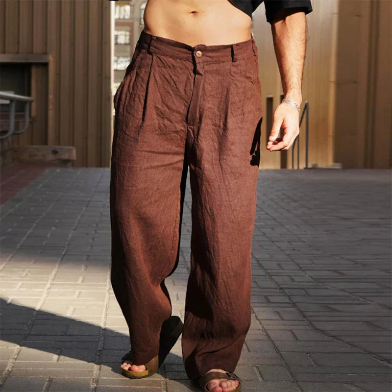 Rive™ | Pantalon large en lin