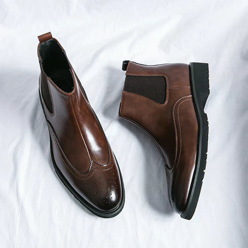Rive™ | Bottes Chelsea en cuir synthétique