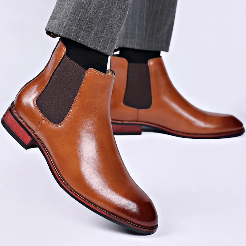 Rive™ | Bottines Chelsea en cuir