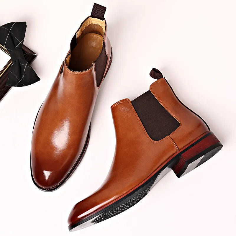 Rive™ | Bottines Chelsea en cuir