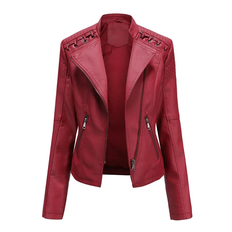 Rive™ | Veste classique en cuir souple