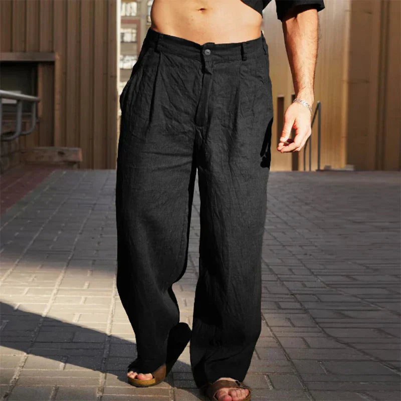 Rive™ | Pantalon large en lin