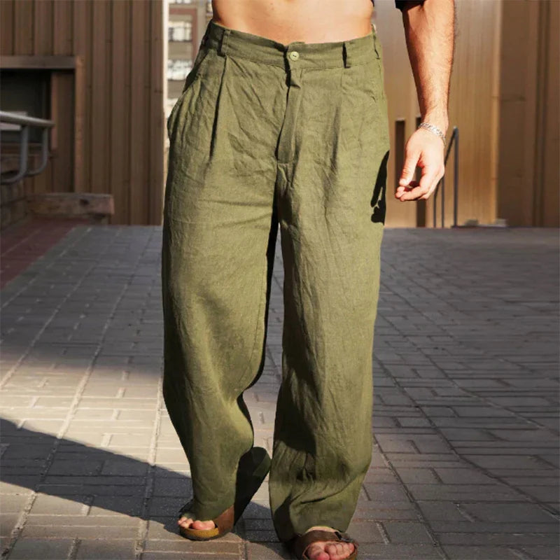 Rive™ | Pantalon large en lin