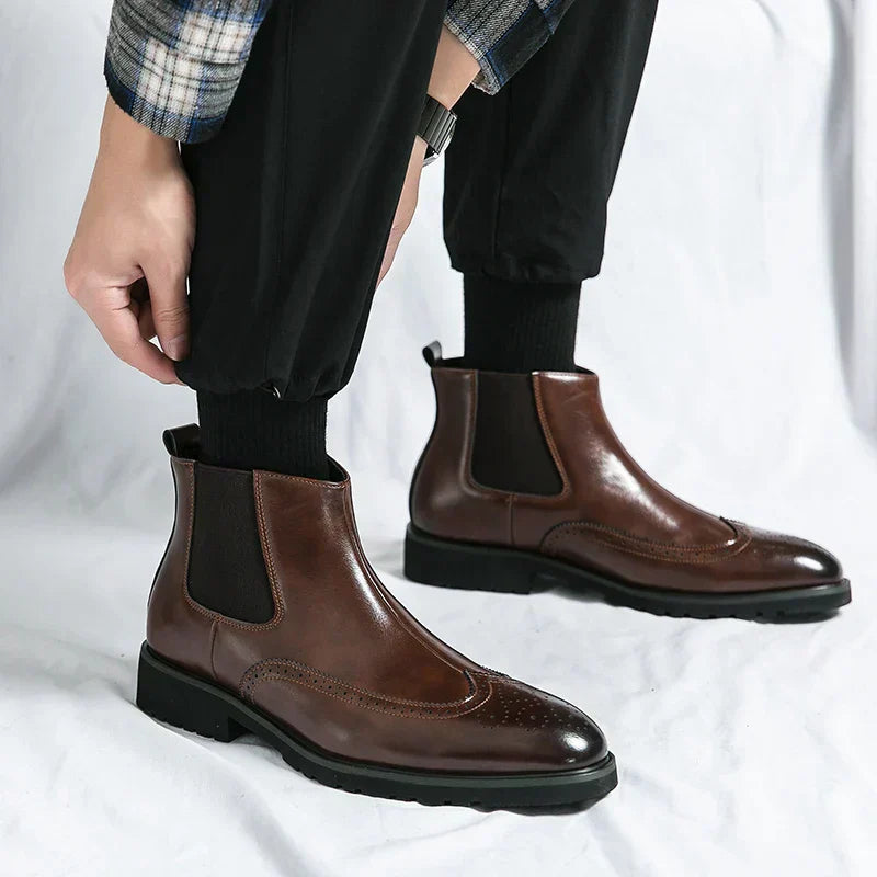 Rive™ | Bottes Chelsea en cuir synthétique