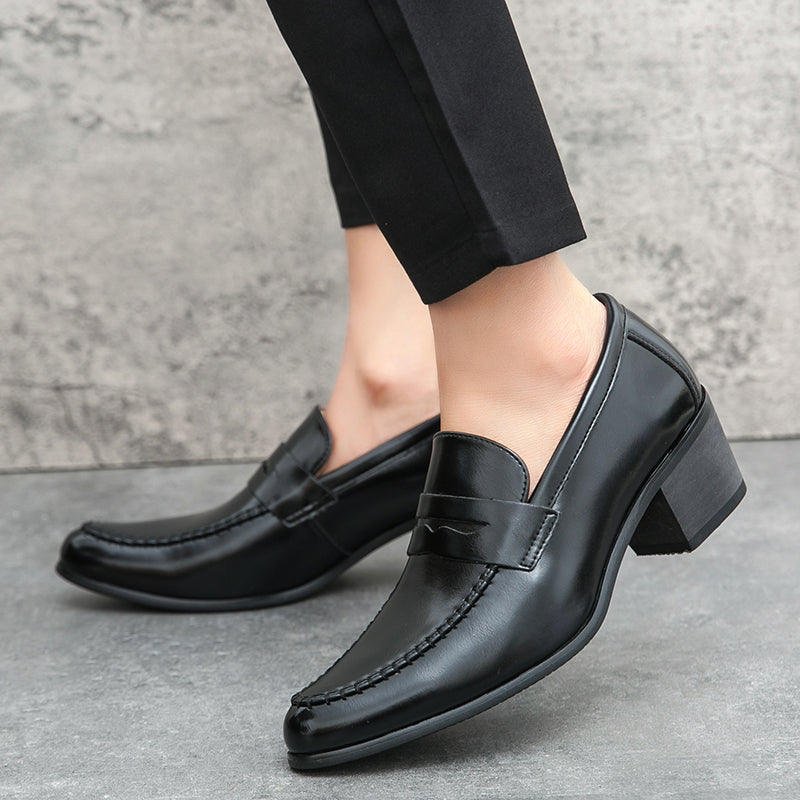 Rive™ | Mocassins en cuir à talons larges