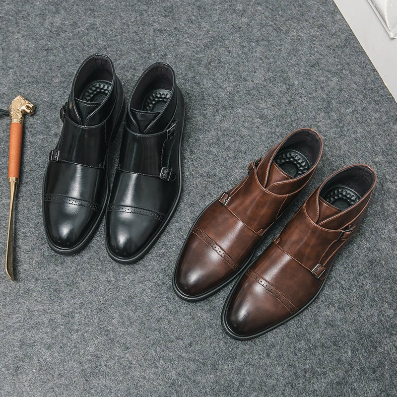 Rive™ | Bottes à double boucle en simili cuir