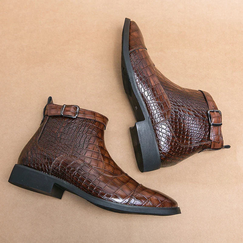 Rive™ | Bottines à boucle en cuir synthétique