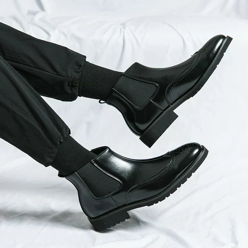 Rive™ | Bottes Chelsea en cuir synthétique