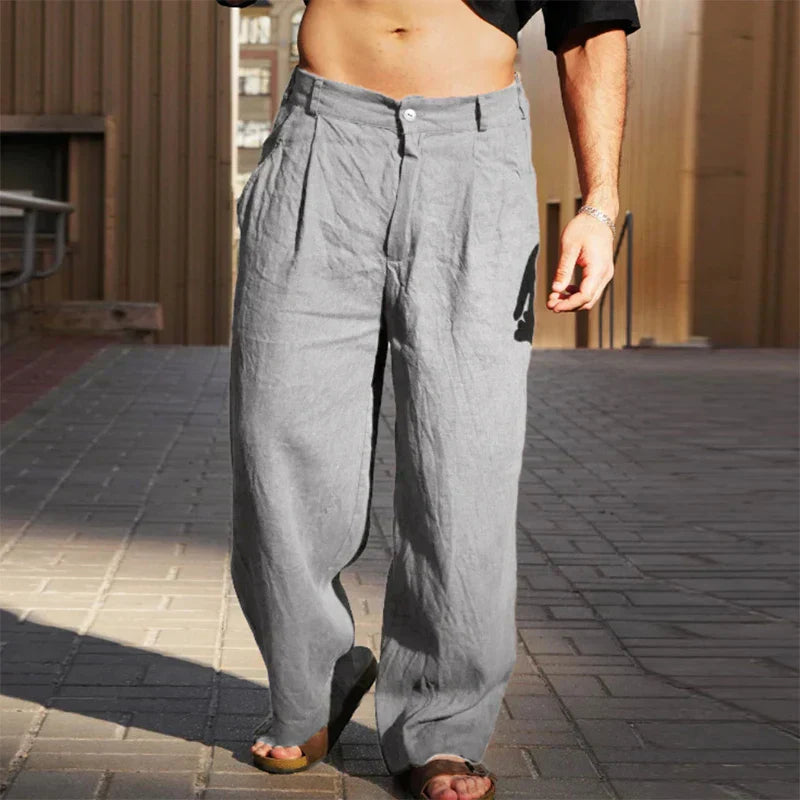 Rive™ | Pantalon large en lin