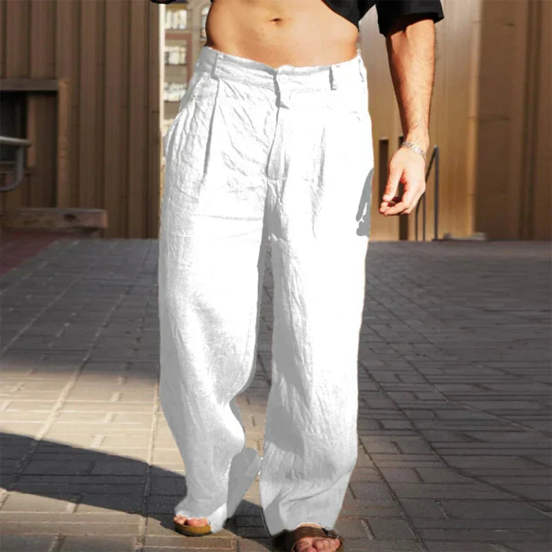 Rive™ | Pantalon large en lin