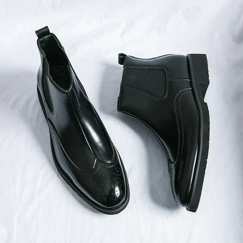 Rive™ | Bottes Chelsea en cuir synthétique