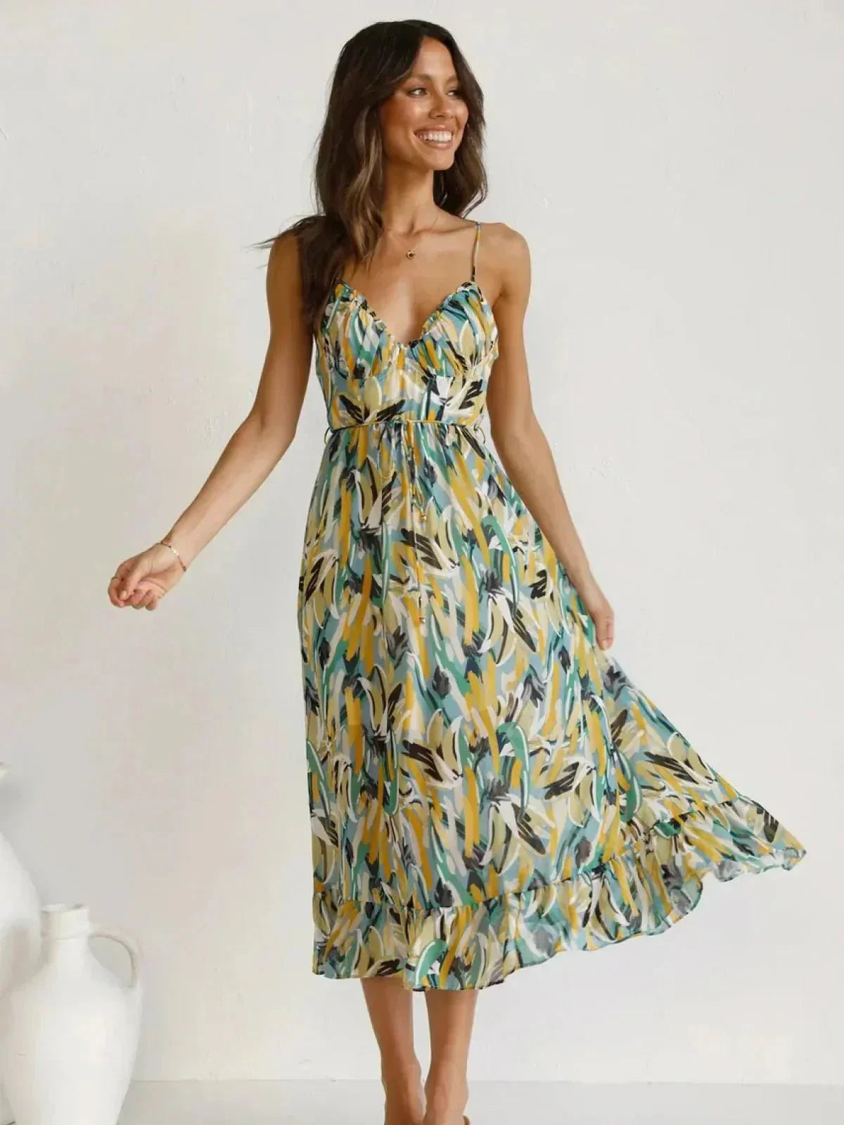 Rive™ | Robe Midi Éclatante