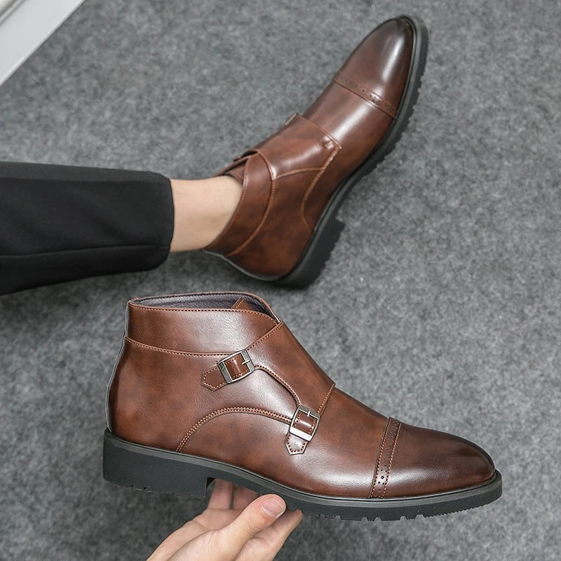 Rive™ | Bottes à double boucle en simili cuir