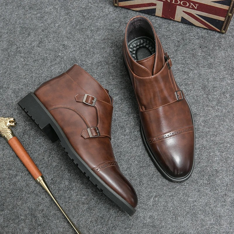 Rive™ | Bottes à double boucle en simili cuir