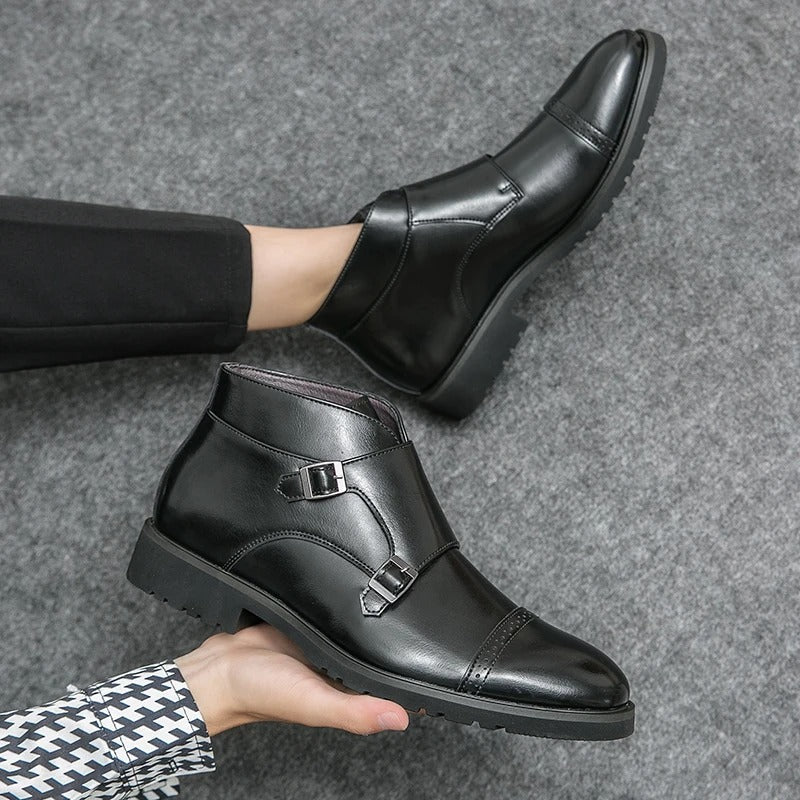 Rive™ | Bottes à double boucle en simili cuir